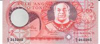 Tonga 2 UA Banknote Geldschein -