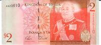 Tonga 2 UA Banknote Geldschein -