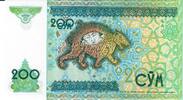 Usbekistan 200 Sum Banknote Geldschein -