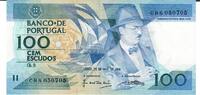 Portugal 100 Escudos Banknote Geldscheine -