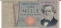 Italien 1000 Lire Banknote Geldscheine -