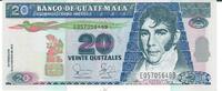 Guatemala 20 Quetzales Banknote Geldscheine -