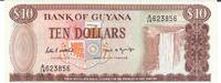 Guyana 10 Dollars Banknote Geldscheine -