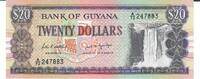 Guyana 20 Dollars Banknote Geldscheine -