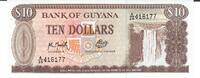 Guyana 10 Dollars Banknote Geldscheine -