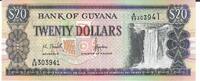 Guyana 20 Dollars Banknote Geldscheine -
