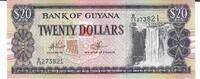 Guyana 20 Dollars Banknote Geldscheine -