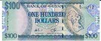 Guyana 100 Dollars Banknote Geldscheine -