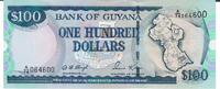 Guyana 100 Dollars Banknote Geldscheine -