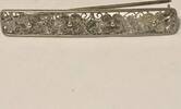Brosche 835er Silber Länge ca. 5,5 cm -