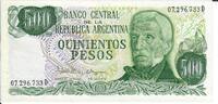 Argentinien 500 Pesos Banknote Geldscheine -