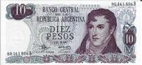 Argentinien 10 Pesos Banknote Geldscheine -