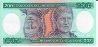 Brasilien 200 Cruzeiros Banknote Geldscheine -