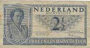 Niederlande 2 1/2 Gulden Geldschein Banknote -