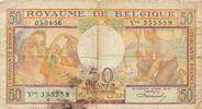 Belgien / Belgium 50 Frank 1956 Geldschein Banknote IV, stark gebraucht,... 4.33 £ Tax included +  5.20 £ shipping