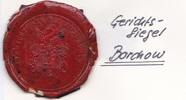 Deutschland-Altdeutschland Lacksiegel Deutschland - Altdeutschland Gerichtssiegel Borckow -