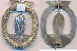 Deutschland Drittes Reich II.WK Weltkrieg Abzeichen Ehrenzeichen Militaria Mienensuchabzeichen der Kriegsmarine, Buntmetall , 3.Reich -