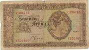 Luxemburg / Luxembourg 20 Francs Banknote -