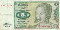 Deutschland BRD 5 Deutsche Mark , DM -