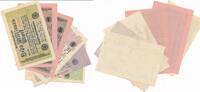 Deutsches Reich Deutschland 1,2,5,10 Millionen Mark, Reichsbanknote 6 Scheine, Lot -