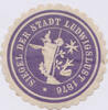 Deutschland-Altdeutschland Siegel der Stadt Ludwigslust 1876 -