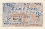 Deutschland Drittes Reich Jersey 2 Shillings KN 6stellig -