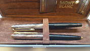 Mont Blanc Montblanc 2 Stifte Kugelhschreiber Füller Germany mit Etui -