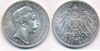 Preussen 3 Mark Wilhelm II. -