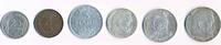 Querschnitt Kaiserreich bis III. Reich 6 Münzen 4 Pfennig - 5 Reichsmark -