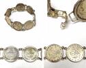 5 Schilling Armband 835er Silber 7 Münzen 1961 Republik Östrerreich -