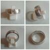 Eleganter Ring 925er Silber Silberring mit kleinem Stein Silberschmuck -