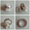 Eleganter Silberring 925er Silber Ring mit kleinem Stein Silberschmuck -