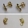 Ohrringe 333er Gold Goldohrringe Kinderohrringe Ohrstecker 8 Karat -