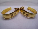 Elegante Ohrringe 925er Silber mit Zikonia vergoldet Silberschmuck -