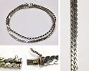 zweireihiges Armband 925er Silber Silberarmband Damenarmband Silberschmuck -