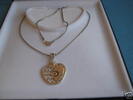 Silberkette 925er Silber Kette Apfel Silberanhänger -