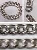 flache ovale Panzer Armband 835er Silber matt und glatt Silberarmband 18,8 cm -