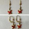 Schöne 333er Gold Ohrringe Ohrstecker mit Männchen -