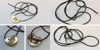 Schöne Kette von Pierre Lang mit Herz Anhänger vergoldet PL Modeschmuck -