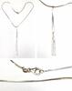 Schöne Silberkette 925er Silber Kette mit Anhänger Silberschmuck 38,5 cm -