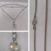 Sterling 925 er Silberkette mit Anhänger Silberkette Silberschmuck -