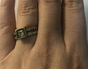 Pierre Lang Ring Gr. 60 Zirkonia vergoldet PL Modeschmuck -