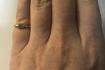 Pierre Lang Ring Gr 2 Zirkonia vergoldet PL Modeschmuck -