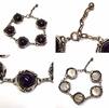 Amethyst Armband 925er Silber Silberschmuck Silberarmband Amethystarmband -