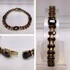 Wunderbares Granat Armband 333 Gold Granatarmband Granatschmuck Goldarmband -