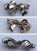 Antike Brosche 925er Silber Handarbeit Silberbrosche Silberschmuck Schleife -