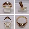 585 er Goldring Gold Ring Solitärring 0,50 Ct Brillant Brillantring 14 Karat -