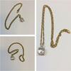 Sterling Silberkette 925 er Silber vergoldet und Anhänger Kette mit Anhänger -