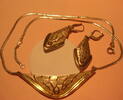Collier mit Ohrringe 925er Silber Silberschmuckset Silbercollier Silberset -