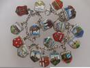 Silberarmband Bettlerarmband Armband aus 800 er Silber mit Wappen -